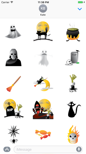 Crazy Halloween Sticker for iMessage #3(圖2)-速報App