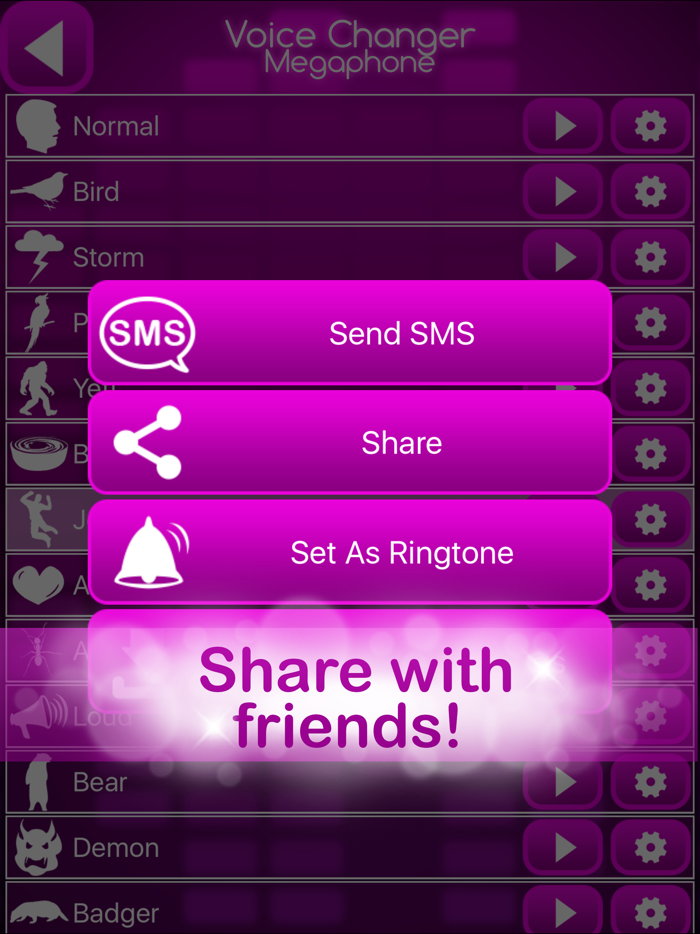 Voice Changer Megaphone with Cool Audio Effects