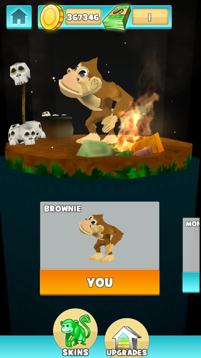 Monkey Running Simulator Games screenshot 2