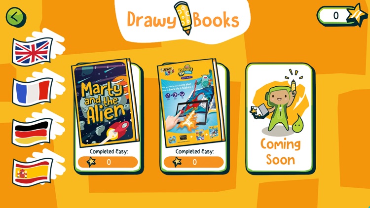 BIC Kids DrawyBook, coloriages animés