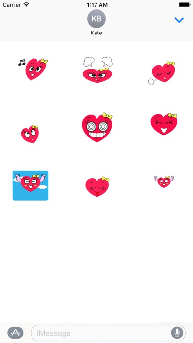 Moving Heart in Love Lovemoji screenshot 2