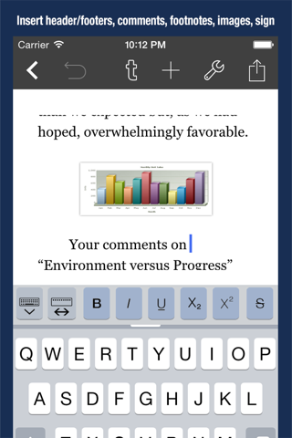 Скриншот из Textilus Pro Word Processor