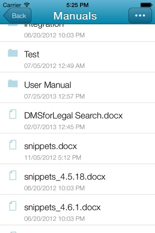 Epona DMSforLegal MobileIron screenshot 3