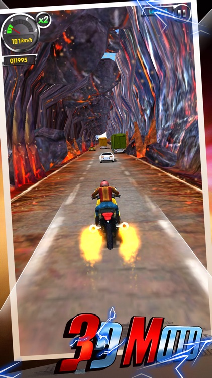 AE 3D Motor: Moto Bike Racing,Road Rage to Car Run screenshot-3