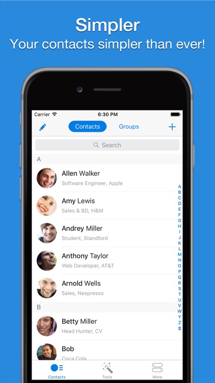 Simpler - Smart contacts manager