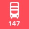 My London Bus - 147 is a mobile app that tells you when you next 147 bus is due