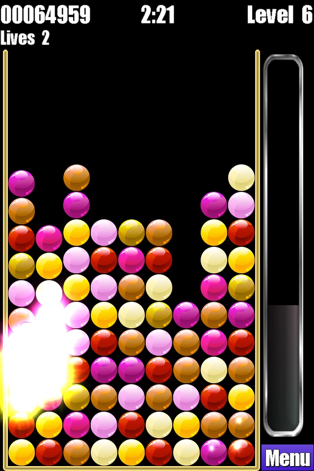 Orbs Match - Swipe sort & pop screenshot 2