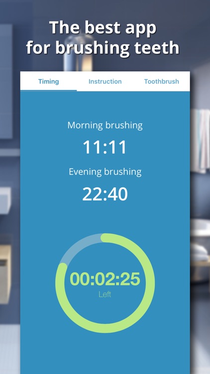 Healthy Teeth - Tooth Brushing Reminder with timer