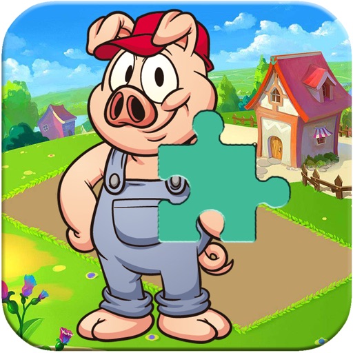 My Little Pig Explorer Jigsaw Puzzle Game For Kids iOS App