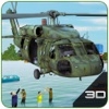 Army Helicopter Flood Relief – 3D Apache Transporter Simulator Game