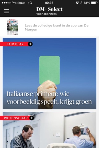 De Morgen - Nieuws screenshot 3