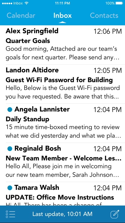 AirWatch Inbox