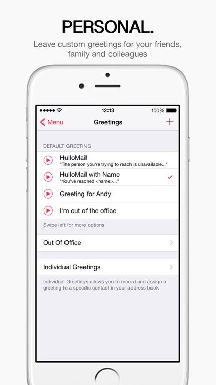 HulloMail, Free SmartVoicemail™ screenshot-3