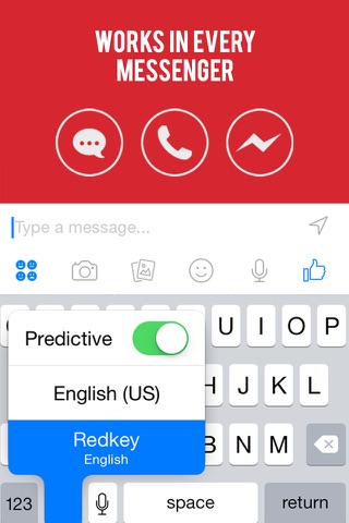 Redkey Keyboard - stickers for every messenger screenshot 4