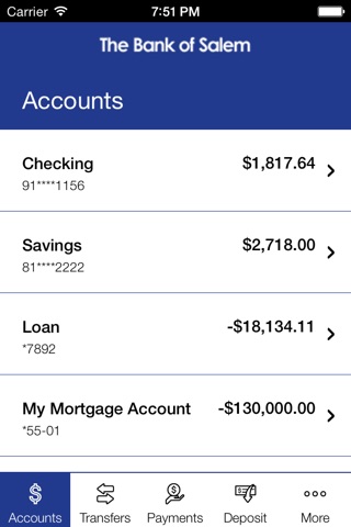 BANK OF SALEM MISSOURI screenshot 3