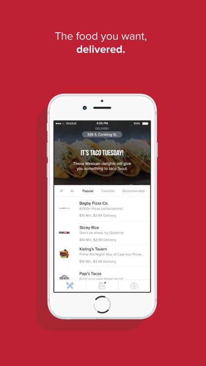 OrderUp - Delivering the food you want