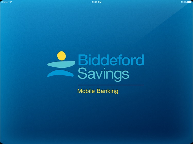 Biddeford Savings Mobile Banking for iPad