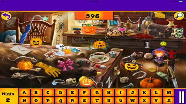 Free Hidden Objects: Halloween Hidden Alphabets(圖4)-速報App