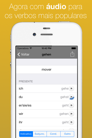 German Verb Conjugator Pro screenshot 3