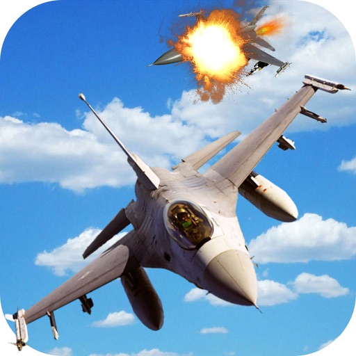 F-16 Jet Fighter Pilot Strike Plane Simulator 2016 Icon