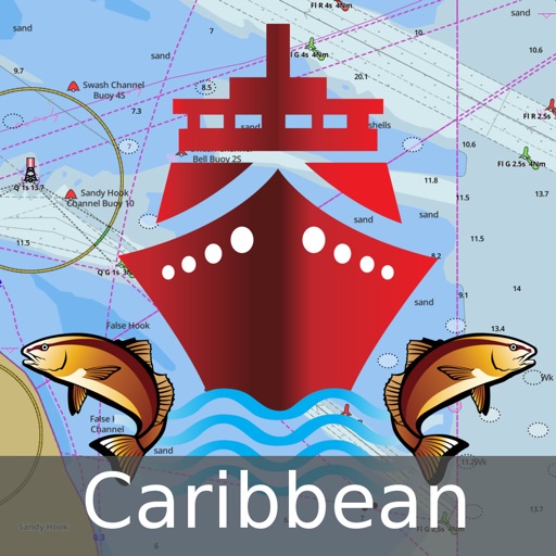 i-Boating:Caribbean Marine/Nautical Charts & Maps