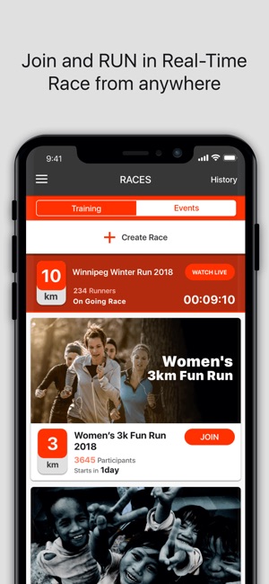 RaceRunner: GPS Real Time Run(圖2)-速報App