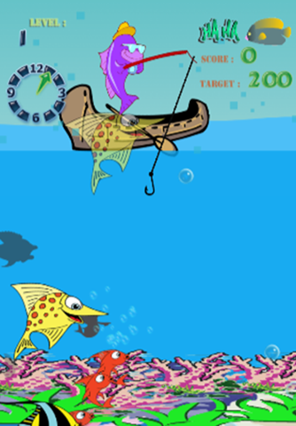 Big win deep sea fishing game : catch the little fish game for kids screenshot 3