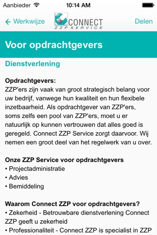 Connect ZZP Service screenshot 3