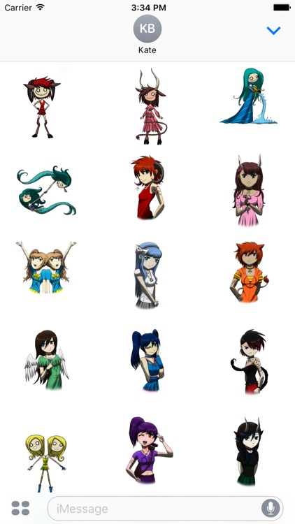Sunsigns - Redbubble sticker pack
