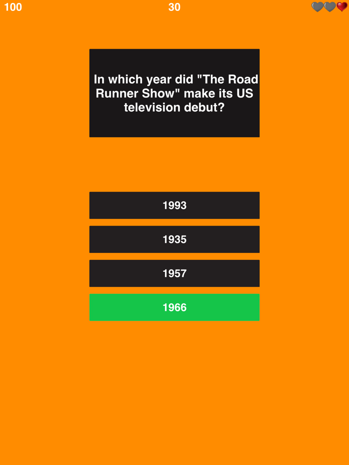 Trivia for Looney Tunes - Animated American Series