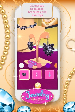 Jewelry Maker Game for Girls-Fashion Studio Design screenshot 2