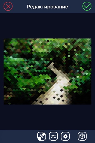 Intarsia - Mosaic photo filter screenshot 2