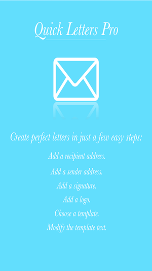 Quick Letters Pro - for Personal & Business Letters(圖1)-速報App