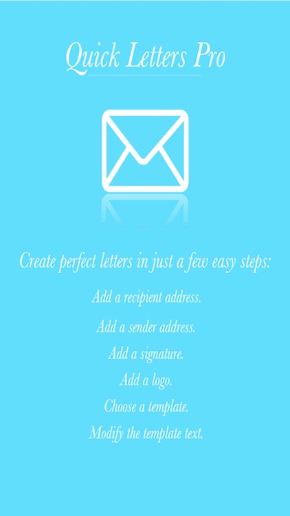 Quick Letters Pro - for Personal & Business Letters