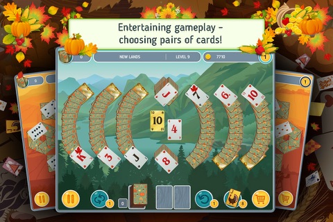 Solitaire Match 2 Cards. Thanksgiving Day Card Game screenshot 2