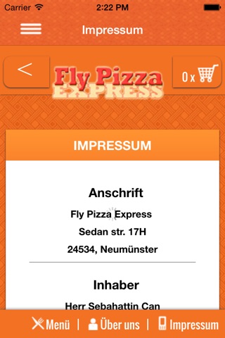 Fly Pizza Express screenshot 2