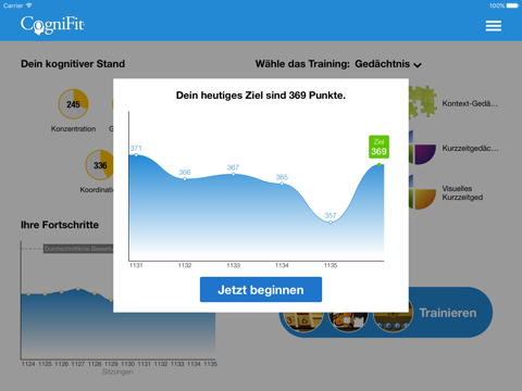 CogniFit Brain Fitness for iPad screenshot 2