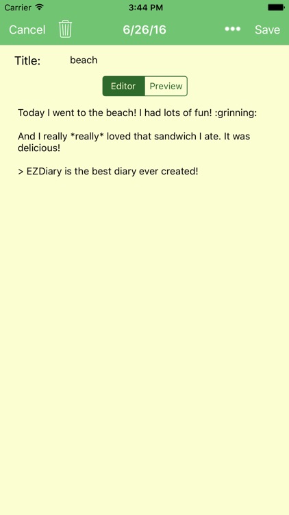 EZDiary - My Diary