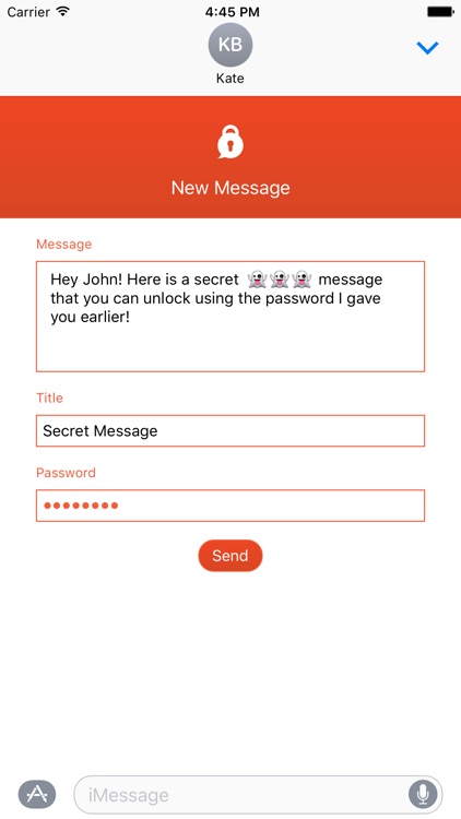 Secret Message - Password protection for iMessage