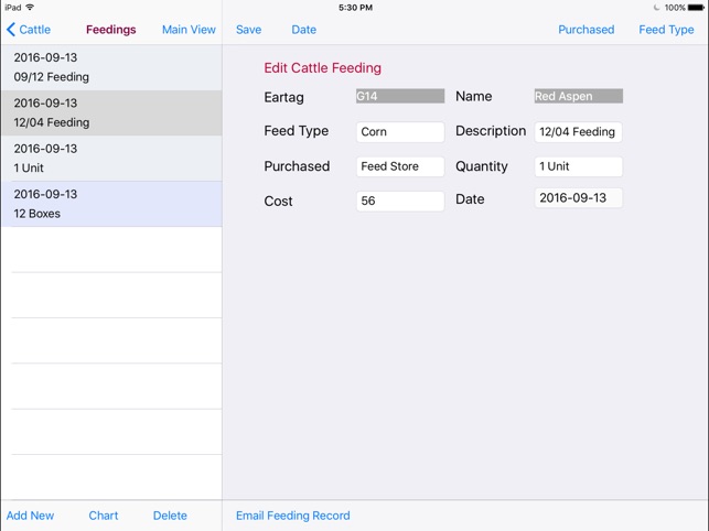 Cattle Feeding Database(圖2)-速報App