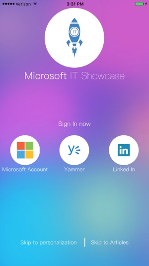 Microsoft IT Showcase(圖1)-速報App