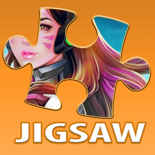 Cartoon Jigsaw Puzzles Box for Overwatch Heroes Icon