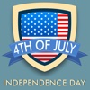 America Independence Day Greetings Stickers Editor