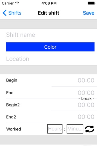 FlexR (Shift planner) screenshot 2