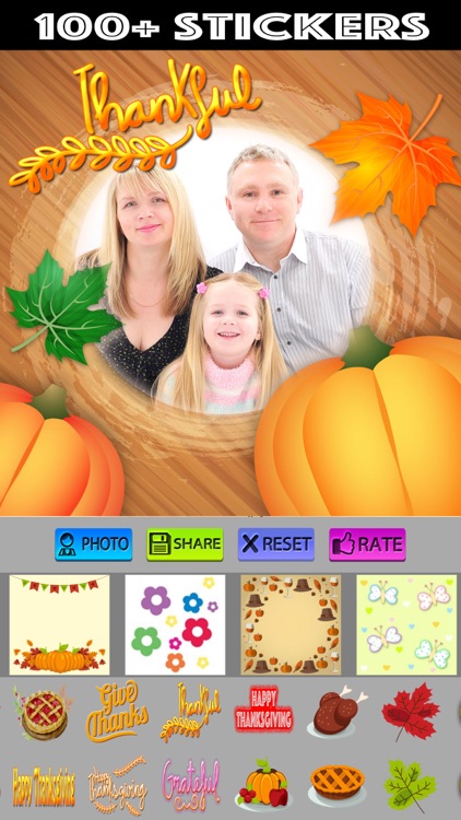 Happy Thanksgiving Photo Frames