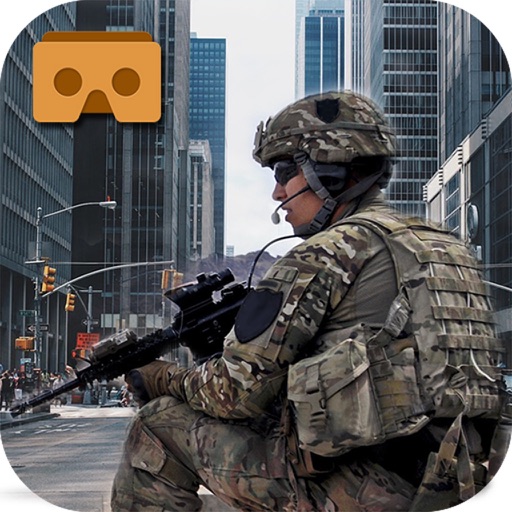 VR Commando Gun Strike Icon