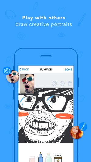 FunFace - Take a selfie , let’s draw it！(圖2)-速報App