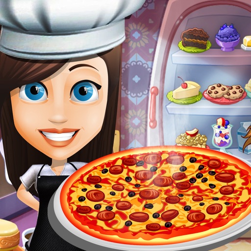 Italian Pizza Cafe : Master-Chef Cheese-burger & Pizzeria Fast Food Restaurant Chain pro Icon