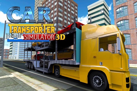 Car Transporter 3D Simulator - 3D trucker simulation and parking game screenshot 4
