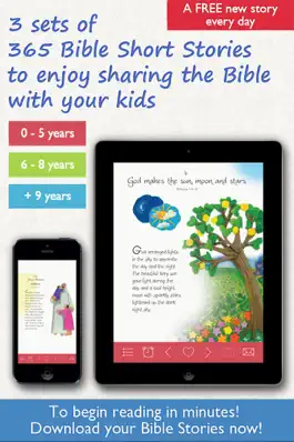 Game screenshot 365 Bible Stories | Daily Short Stories for Kids mod apk